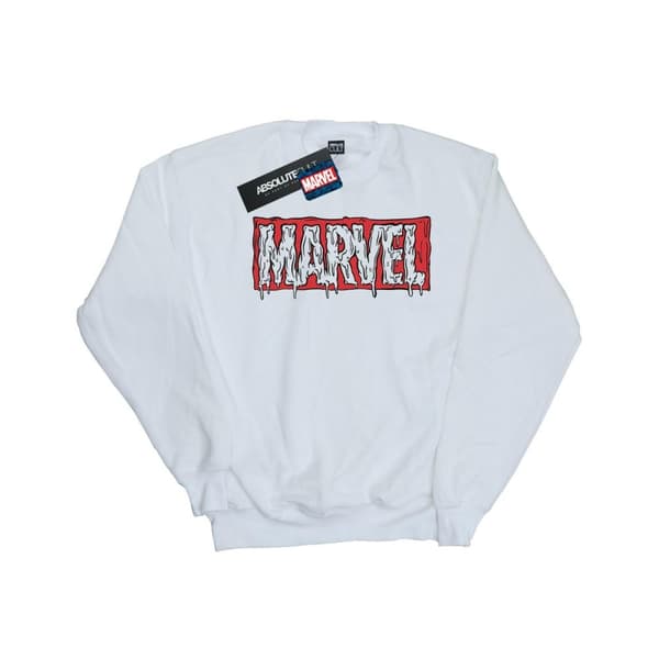Marvel Mens Drip Logo Sweatshirt