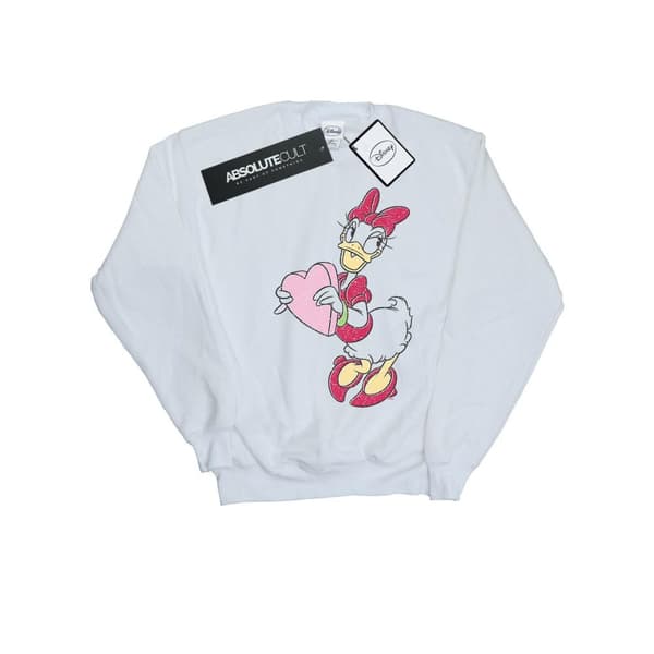 Disney Boys Daisy Duck Love Heart Sweatshirt
