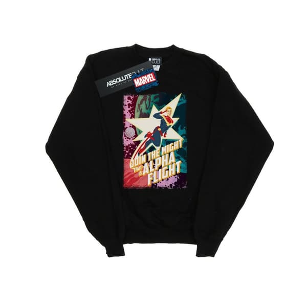 Marvel Boys Captain Marvel Alpha Flight Sweatshirt