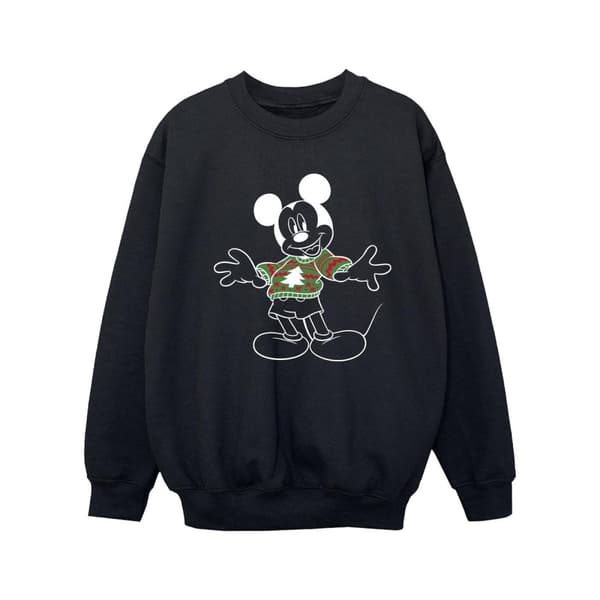 Disney Flickor Musse Pigg Xmas Jumper Sweatshirt