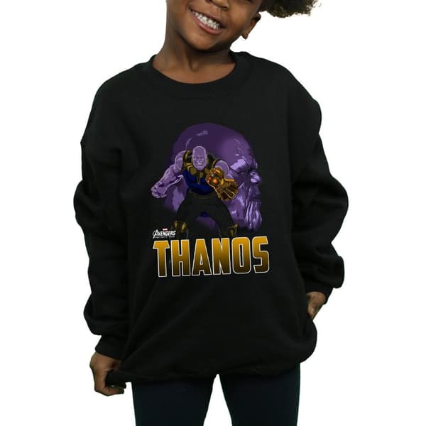 Marvel Avengers Infinity War Thanos Character Sweatshirt för tjejer