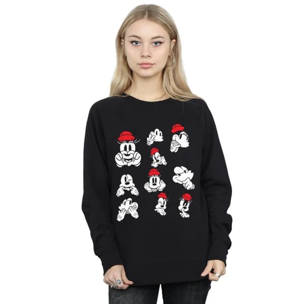 Disney Dam/Tjej Minnie Mickey Foto Poses Sweatshirt