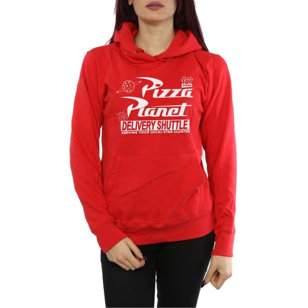 Disney Kvinnor/Ladies Toy Story Pizza Planet Logo Hoodie