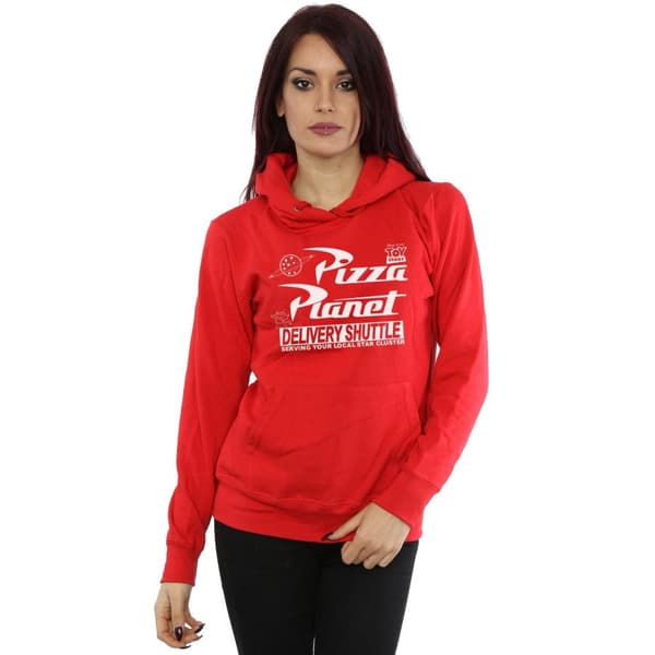 Disney Kvinnor/Ladies Toy Story Pizza Planet Logo Hoodie