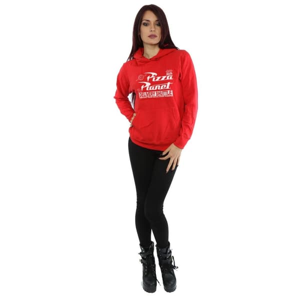 Disney Kvinnor/Ladies Toy Story Pizza Planet Logo Hoodie