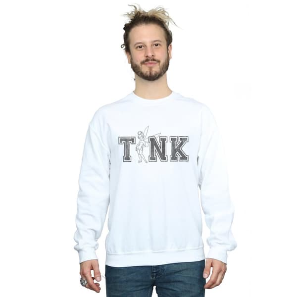 Disney Mens Tinker Bell Collegiate Tink Sweatshirt