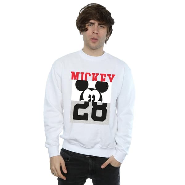 Disney Mens Musse Pigg Notorious Split Sweatshirt