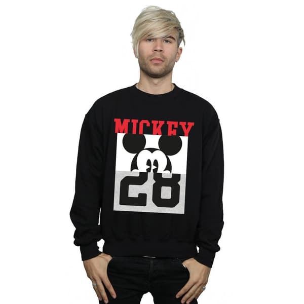 Disney Mens Musse Pigg Notorious Split Sweatshirt