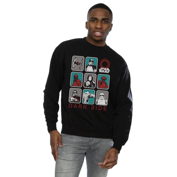 Star Wars Mens The Last Jedi Dark Side Multi Character Sweatshirt