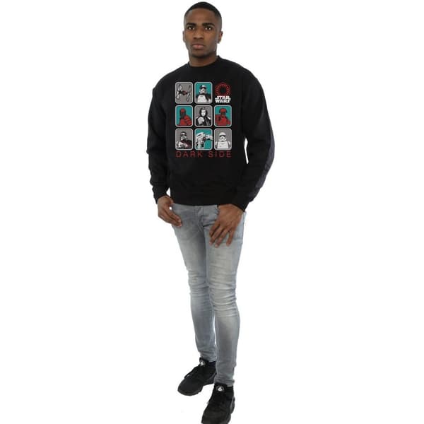 Star Wars Mens The Last Jedi Dark Side Multi Character Sweatshirt