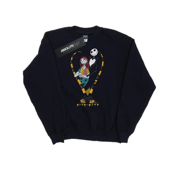 Disney Dam/Tjej Nightmare Before Christmas Jack And Sally Love Sweatshirt
