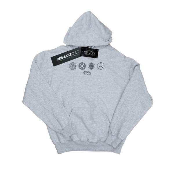 Fantastic Beasts Mens Circular Icons Hoodie