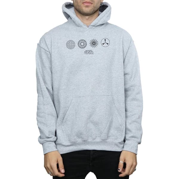 Fantastic Beasts Mens Circular Icons Hoodie