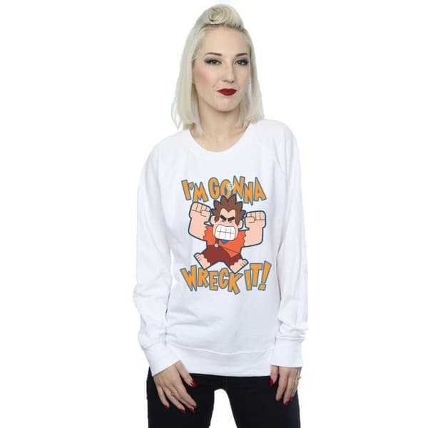 Disney Dam/Tjej Wreck It Ralph I´m Gonna Wreck It Sweatshirt