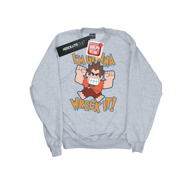 Disney Dam/Tjej Wreck It Ralph I´m Gonna Wreck It Sweatshirt