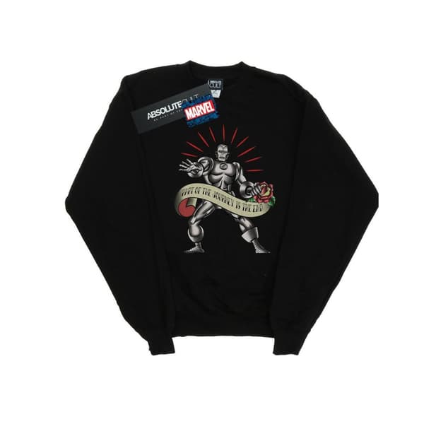 Marvel Boys Iron Man The End Tattoo Sweatshirt