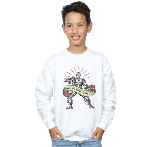 Marvel Boys Iron Man The End Tattoo Sweatshirt