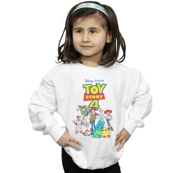 Disney Girls Toy Story 4 Crew Sweatshirt