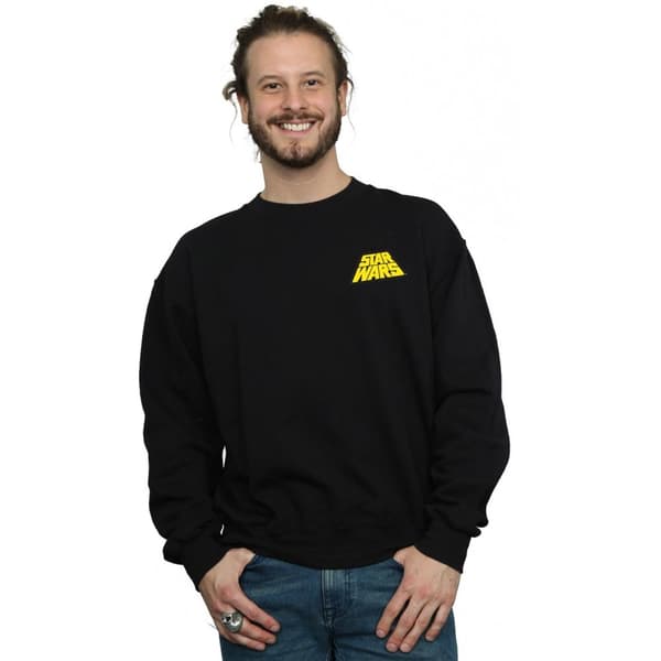 Star Wars Mens A New Hope Opening Crawl Badge Sweatshirt