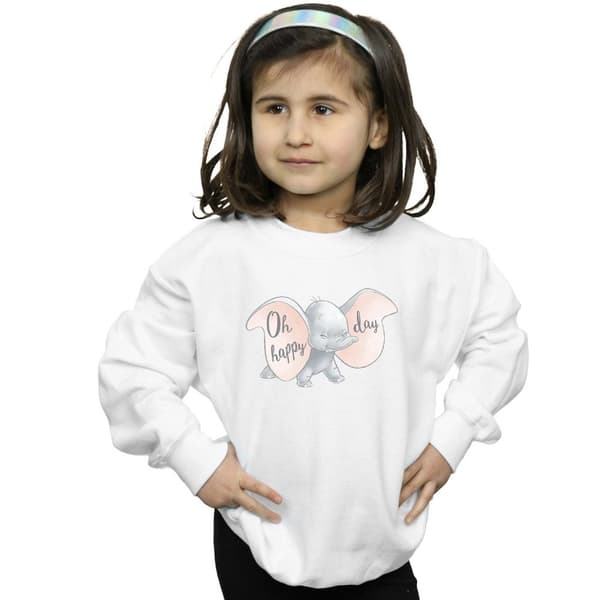 Disney Girls Dumbo Happy Day Sweatshirt