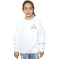 Miniatyrbild 2 av 3: Disney Donald Duck Sweatshirt med brösttryck på baksidan för flickor