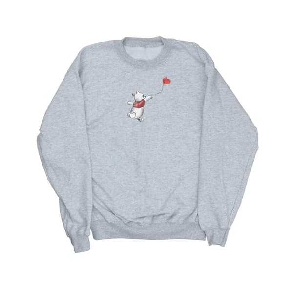 Disney Mens Winnie The Pooh Balloon Sweatshirt