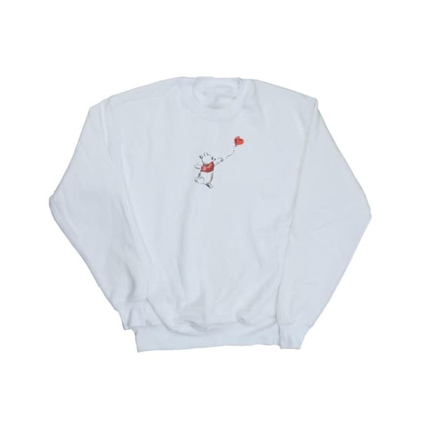 Disney Mens Winnie The Pooh Balloon Sweatshirt