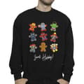 Miniatyrbild 3 av 4: Marvel Herr Sweatshirt - Gingerbread Avengers