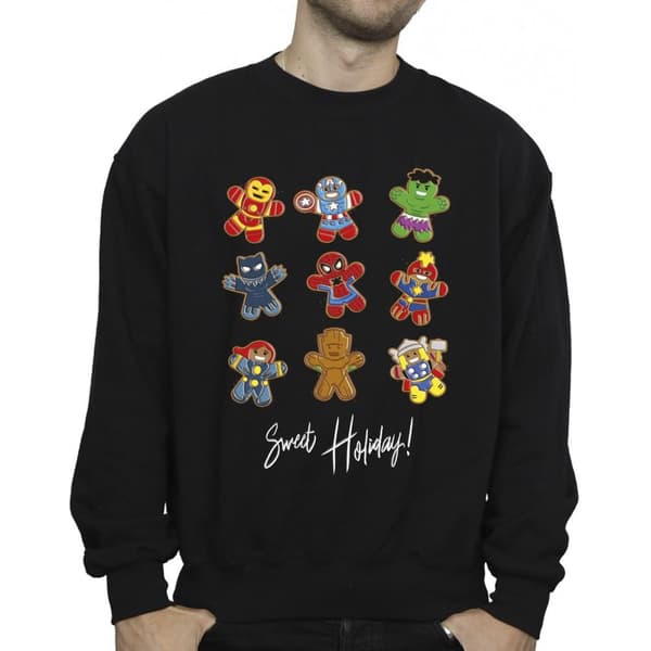 Marvel Herr Sweatshirt - Gingerbread Avengers