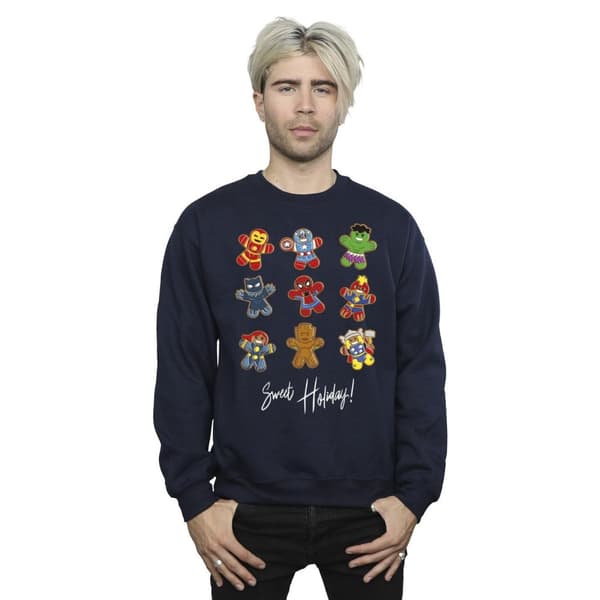 Marvel Herr Sweatshirt - Gingerbread Avengers
