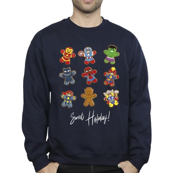 Marvel Herr Sweatshirt - Gingerbread Avengers