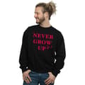 Miniatyrbillede 2 af 3: Disney Mens Peter Pan Never Grow Up Sweatshirt