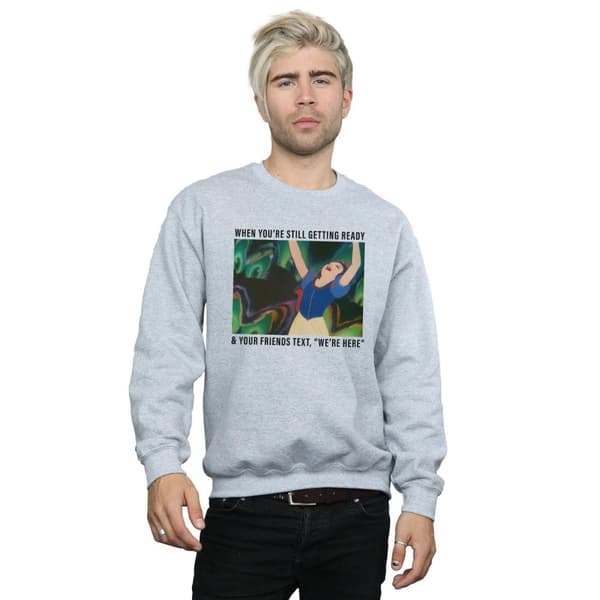Disney Princess Mens Snow White Still Getting Ready Sweatshirt