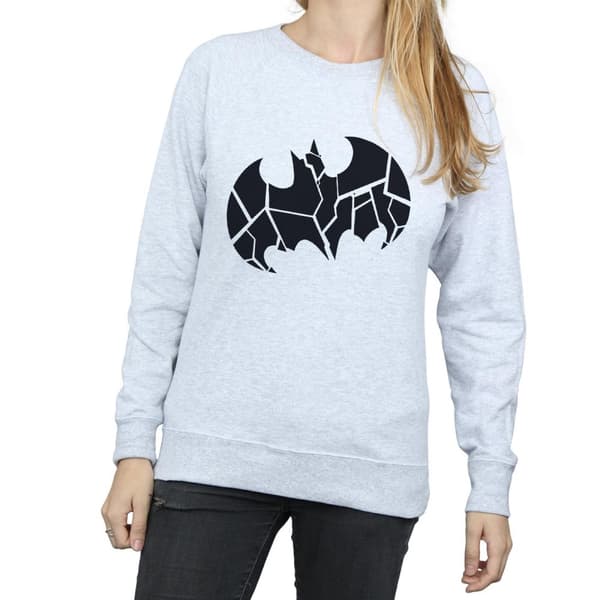 DC Comics Womens/Ladies Batman One Colour Shield Sweatshirt