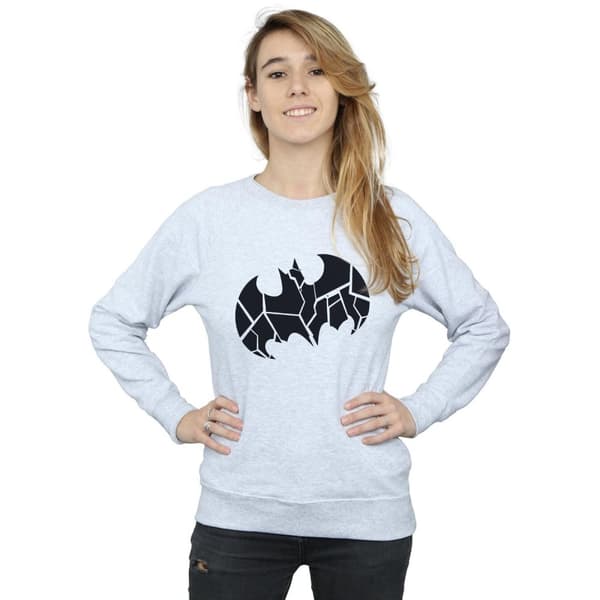 DC Comics Womens/Ladies Batman One Colour Shield Sweatshirt