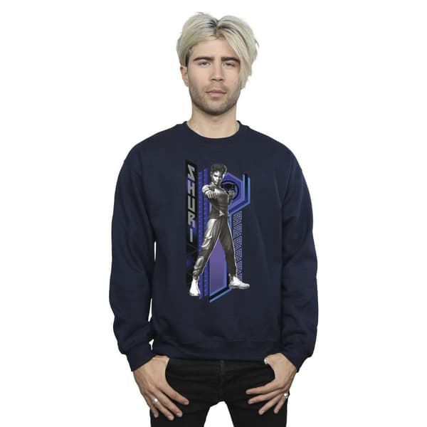 Marvel Mens Black Panther Wakanda Forever Shuri Pose Sweatshirt
