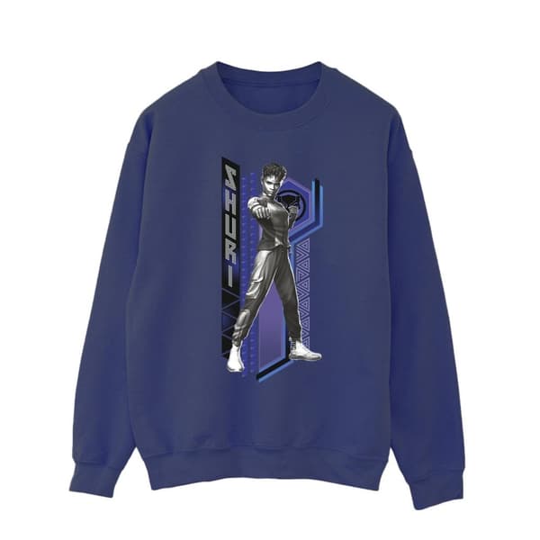 Marvel Mens Black Panther Wakanda Forever Shuri Pose Sweatshirt