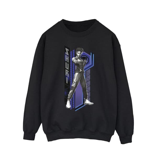 Marvel Mens Black Panther Wakanda Forever Shuri Pose Sweatshirt