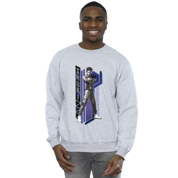 Marvel Mens Black Panther Wakanda Forever Shuri Pose Sweatshirt