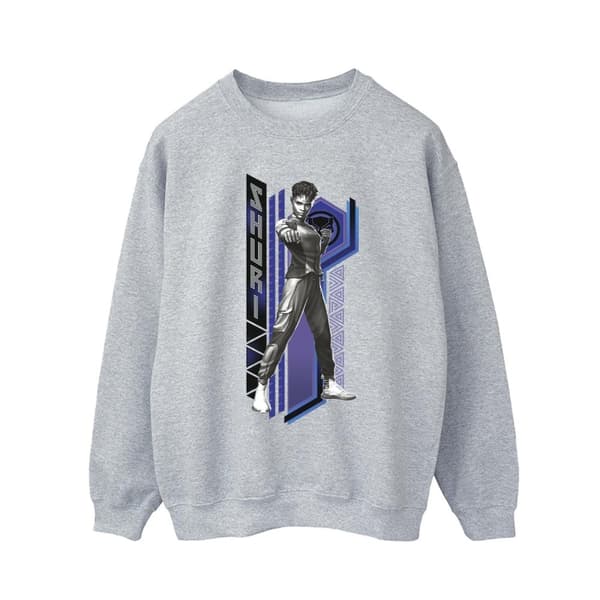 Marvel Mens Black Panther Wakanda Forever Shuri Pose Sweatshirt