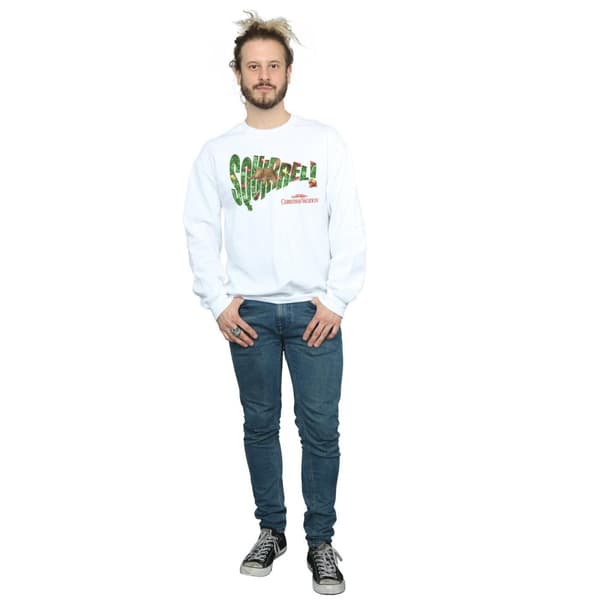 National Lampoon´s Christmas Vacation Mens Squirrel Tree Sweatshirt