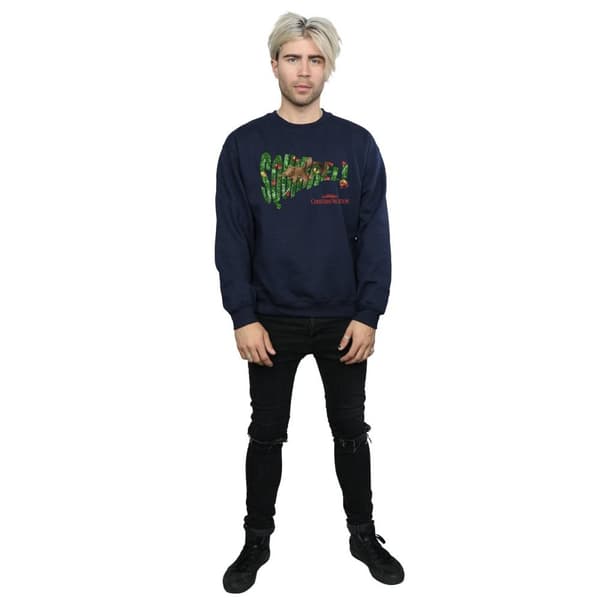 National Lampoon´s Christmas Vacation Mens Squirrel Tree Sweatshirt