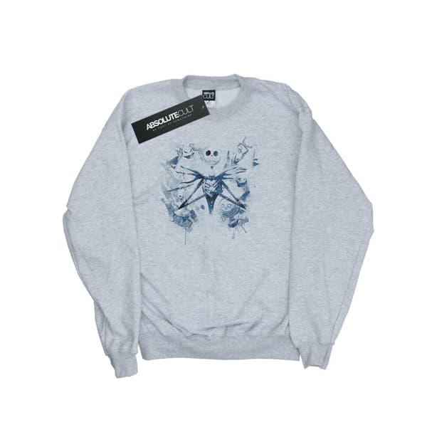 Disney Boys Nightmare Before Christmas Paint Spray Carers Sweatshirt