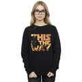 Miniatyrbild 2 av 3: Star Wars Dam/Tjej The Mandalorian The Way Poster Text Sweatshirt