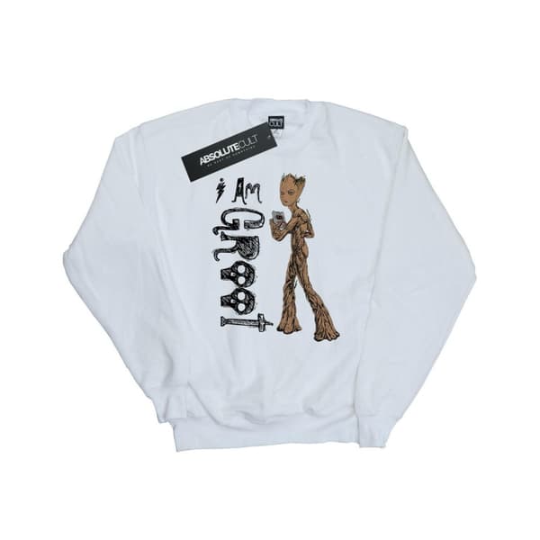Marvel Womens/Ladies Avengers Infinity War I Am Teenage Groot Sweatshirt