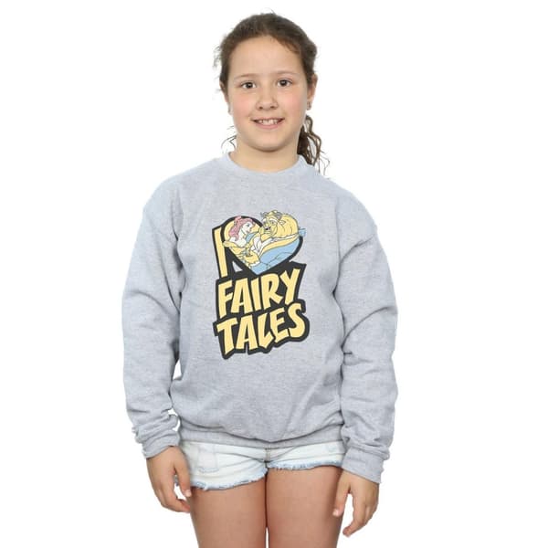 Disney Girls Beauty And The Beast I Love Fairy Tales Sweatshirt