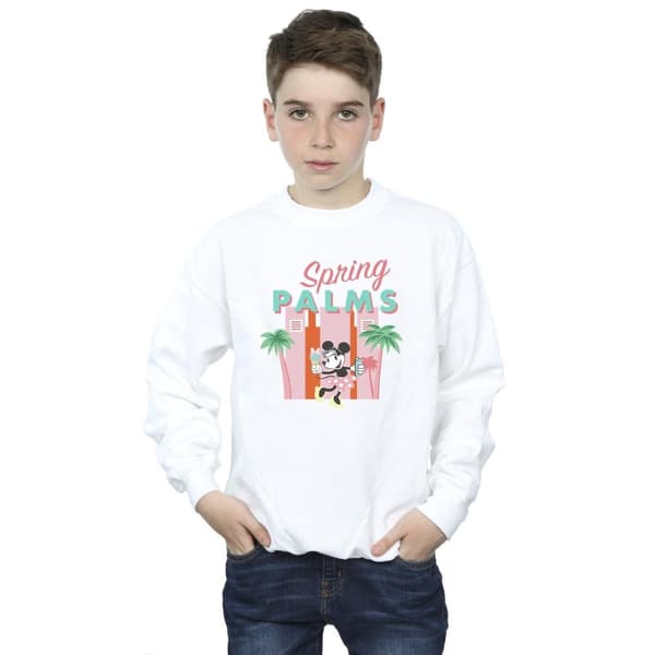 Disney Boys Minnie Mouse Spring Palms Sweatshirt