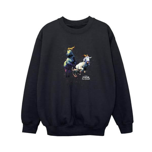 Marvel Pojkar Thor Love And Thunder Toothgnasher Flames Sweatshirt
