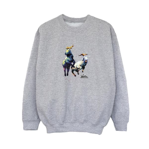 Marvel Pojkar Thor Love And Thunder Toothgnasher Flames Sweatshirt