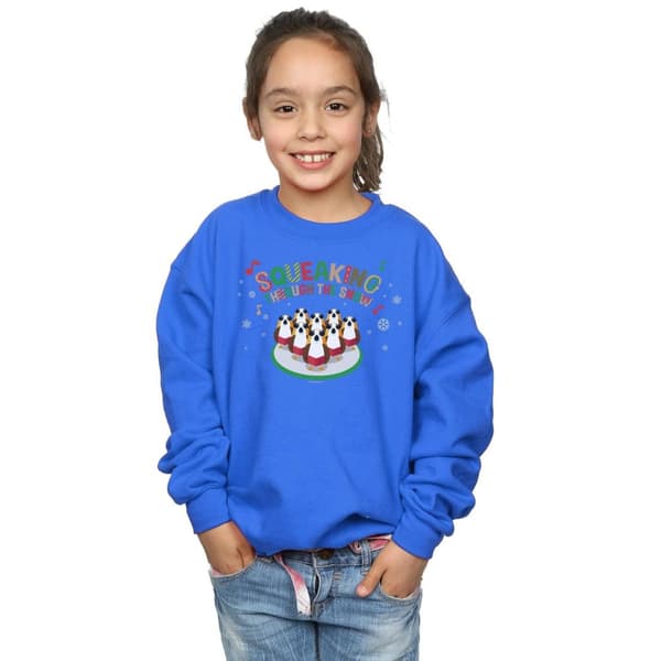 Star Wars Girls The Last Jedi Porgs Squeaking Through The Snow Sweatshirt
